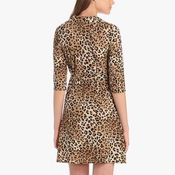 Star Vixen Women's Three-Quarter-Sleeve Faux‎ Wrap Dress S NWT IN PACKAGING - Picture 2 of 6